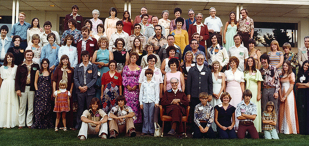 Cole Clan Reunion in Havre, Montana in July 1976
